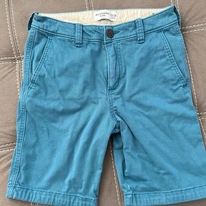 Abercrombie Kids Boys Teal Shorts Size 13/14